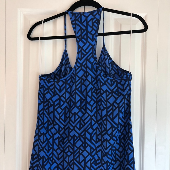 Alice & Trixie Blue Geometric Maxi Dress - Picture 5 of 6